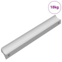VidaXL Uchwyt Gładki 828 pcs Srebrny 105.7 x 7.4 x 15.5 mm Aluminium