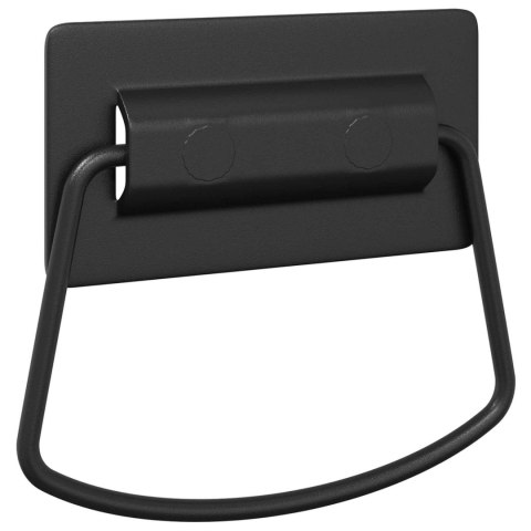 VidaXL Uchwyty do szafek 12 pcs Czarny 85 x 45 mm Metal