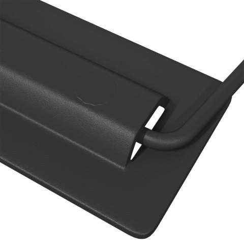 VidaXL Uchwyty do szafek 12 pcs Czarny 85 x 45 mm Metal