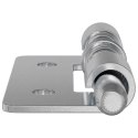 VidaXL Zamek 1800 pcs Srebrny 46 x 17 x 1,2 mm Stal