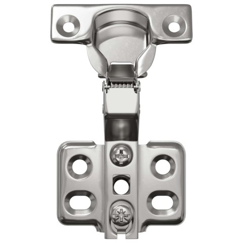 VidaXL Zawias 12 pcs Nikiel 85 x 52,5 x 9,5 mm Żelazo