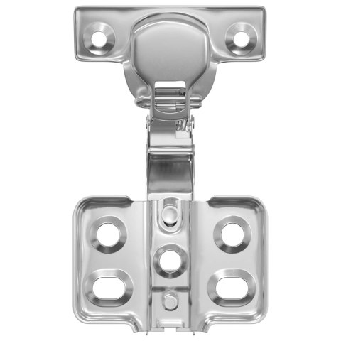 VidaXL Zawias 12 pcs Nikiel 85 x 52,5 x 9,5 mm Żelazo