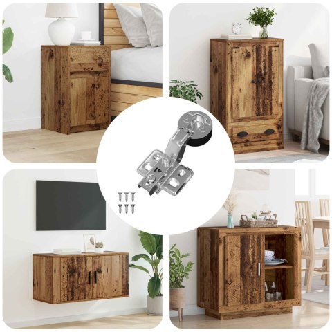 VidaXL Zawias 12 pcs Srebrny 35 mm Żelazo