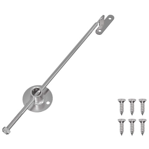 VidaXL Zawias z uchwytem 439 pcs Srebrny Żelazo