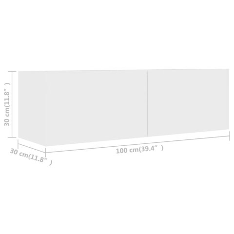 2-CZ. ZESTAW SZAFEK TV BIAŁY