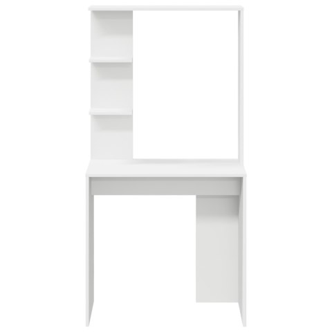 VidaXL Biurko Biały 78,5 x 37 x 154,5 cm Materiał drewnopochodny