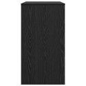 VidaXL Biurko Czarny Dąb 77,5 x 43 x 79 cm Materiał drewnopochodny