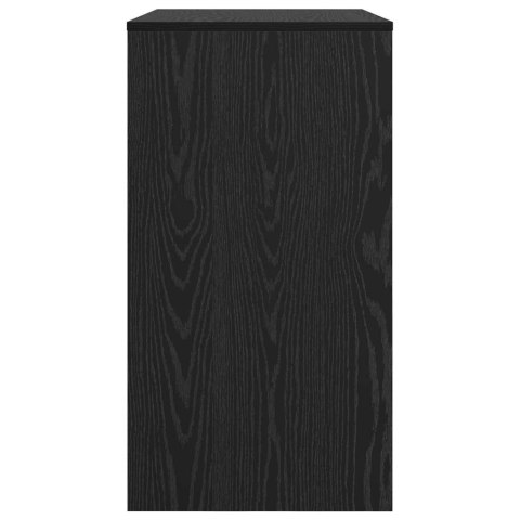 VidaXL Biurko Czarny Dąb 77,5 x 43 x 79 cm Materiał drewnopochodny