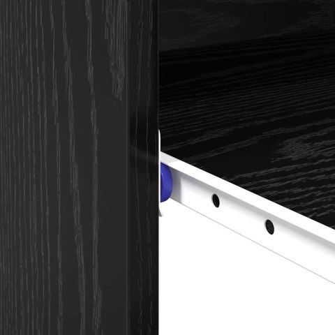 VidaXL Biurko Czarny Dąb 77,5 x 43 x 79 cm Materiał drewnopochodny