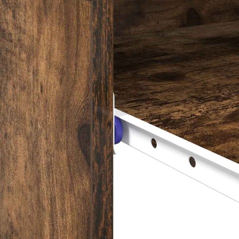 VidaXL Biurko Dąb wędzony 77,5 x 43 x 79 cm Materiał drewnopochodny