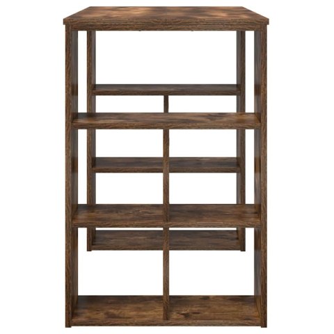 VidaXL Biurko Dąb wędzony 90 x 50 x 75 cm Materiał drewnopochodny