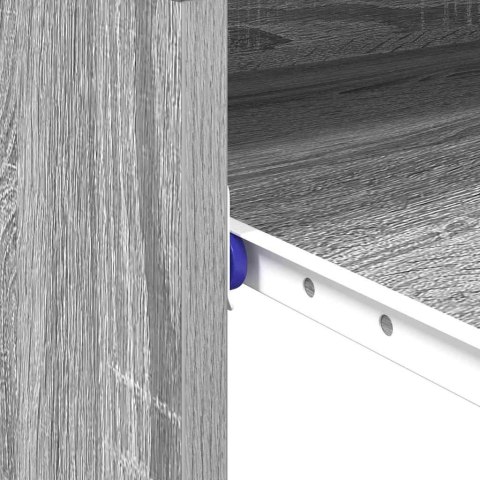 VidaXL Biurko Szary Sonoma 77,5 x 43 x 79 cm Materiał drewnopochodny