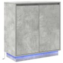 VidaXL Komoda LED Betonowy szary 71 x 34,5 x 75 cm