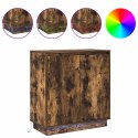 VidaXL Komoda LED Dąb wędzony 71 x 34,5 x 75 cm