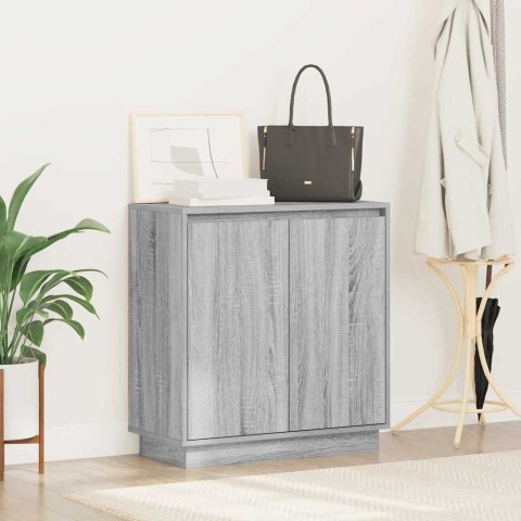 VidaXL Komoda LED Szary Sonoma 71 x 34,5 x 75 cm