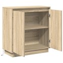 VidaXL Komoda LED dąb Sonoma 71 x 34,5 x 75 cm Materiał drewnopochodny