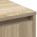 VidaXL Komoda LED dąb Sonoma 71 x 34,5 x 75 cm Materiał drewnopochodny