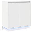 VidaXL Komoda LED dla Biały 71 x 34,5 x 75 cm Materiał drewnopochodny