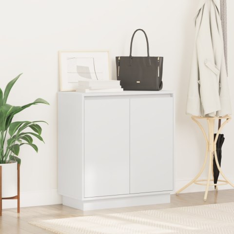 VidaXL Komoda LED dla Biały 71 x 34,5 x 75 cm Materiał drewnopochodny