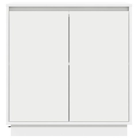 VidaXL Komoda LED dla Biały 71 x 34,5 x 75 cm Materiał drewnopochodny