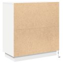 VidaXL Komoda LED dla Biały 71 x 34,5 x 75 cm Materiał drewnopochodny