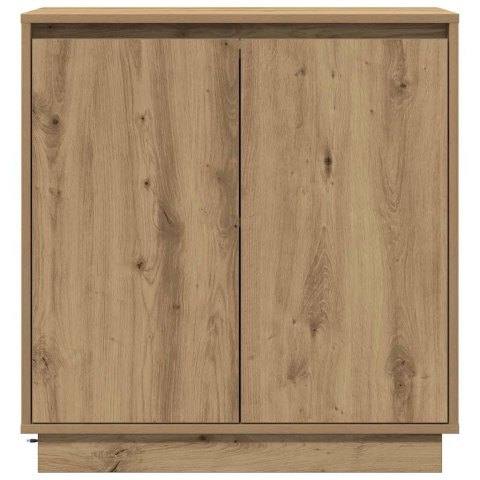 VidaXL Komoda LED Dąb artisan 71 x 34,5 x 75 cm
