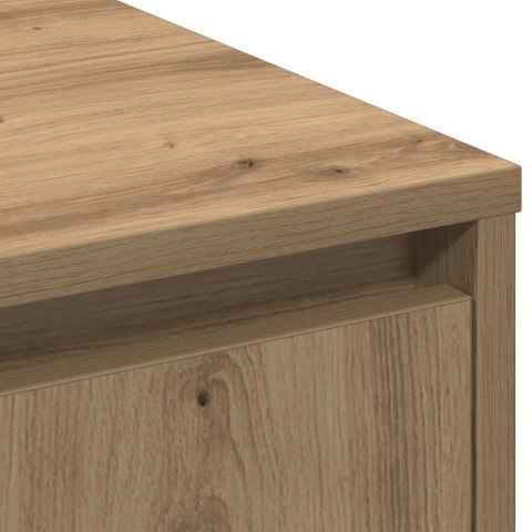 VidaXL Komoda LED Dąb artisan 71 x 34,5 x 75 cm