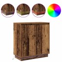 VidaXL Komoda LED Stare drewno 71 x 34,5 x 75 cm