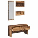 VidaXL Zestaw mebli do przedpokoju z szufladą 4 pcs Stare drewno