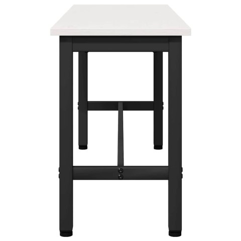 VidaXL Ławka jadalniana 2 pcs Biały 100 x 32,5 x 49 cm