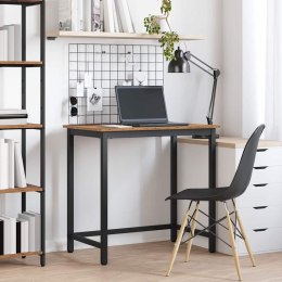 VidaXL stół Stare drewno 100 x 50 x 76,5 cm Drewno inżynieryjne i stal