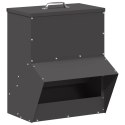 KARMNIK DLA KUR CZARNY 20X25X35CM STAL ZIMNOWALCOWANA