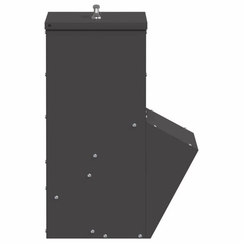 KARMNIK DLA KUR CZARNY 20X25X35CM STAL ZIMNOWALCOWANA