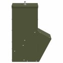 VidaXL Karmnik dla kur Zielony oliwkowy 20 x 25 x 35 cm