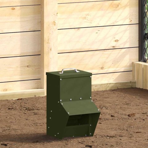 KARMNIK DLA KUR ZIELONY OLIWKOWY 20X25X35CM