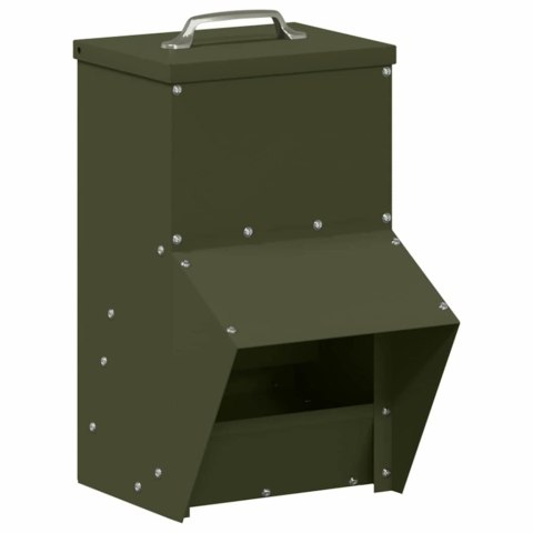 KARMNIK DLA KUR ZIELONY OLIWKOWY 20X25X35CM