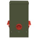 VidaXL Karmnik dla kur Zielony oliwkowy 60,5 x 29 x 51 cm