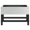 VidaXL Karmnik dla ptaków Srebrny 80 x 28 x 13.5 cm Stal Galwanizowana