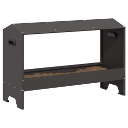 KORYTO DO KARMIENIA KURCZAKÓW CZARNY 81X32X53,5CM