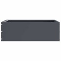 VidaXL Krawężnik do trawnika 6 pcs Antracyt 40 x 40 x 13 cm Stal