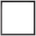 VidaXL Krawężnik do trawnika 6 pcs Czarny 60 x 60 x 13 cm Stal