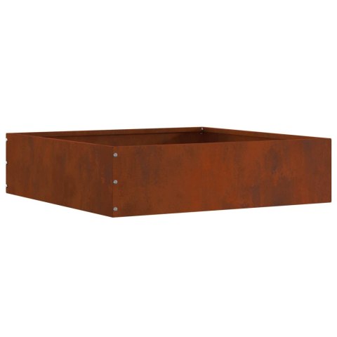 VidaXL Krawężnik do trawnika 6 pcs Rdzawy 50 x 50 x 13 cm