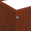 VidaXL Krawężnik do trawnika 6 pcs Rdzawy 50 x 50 x 13 cm