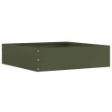VidaXL Krawężnik do trawnika 6 pcs Zielony oliwkowy 50 x 50 x 13 cm