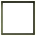 VidaXL Krawężnik do trawnika 6 pcs Zielony oliwkowy 50 x 50 x 13 cm