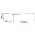 VidaXL Krawężnik do trawnika 6 pcs Zielony oliwkowy 50 x 50 x 13 cm