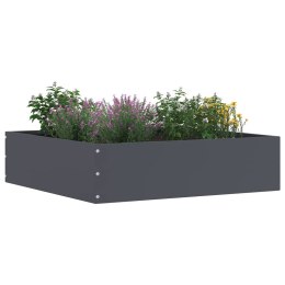 VidaXL Krawężnik do trawnika Antracyt 50 x 50 x 13 cm Stal