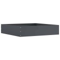 VidaXL Krawężnik do trawnika Antracyt 60 x 60 x 13 cm Stal