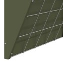 VidaXL Wiszący pojemnik na siano Zielony oliwkowy 61 x 33 x 66 cm