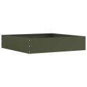 VidaXL Krawężnik do trawnika 6 pcs Zielony oliwkowy 60 x 60 x 13 cm